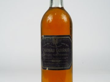 1 BOUTEILLE CHÂTEAU GUIRAUD 1er CC SAUTERNES - 1957 - BG/ETLA