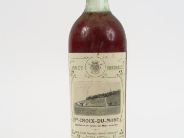 1 BOUTEILLE SAINTE CROIX DU MONT M. ESTRADE ANNEES 20/30 - LB-HEP/CAPS