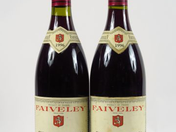 2 BOUTEILLES CHAMBOLLE MUSIGNY FAIVELEY - 1996