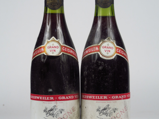 Vente aux enchères 2 BOUTEILLES BOURGOGNE 'GRAND VIN' GEISWELER   FILS