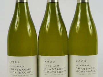 3 BOUTEILLES CHASSAGNE MONTRACHET 1er CRU 'LA ROMANEE'' V. DANCER - 20