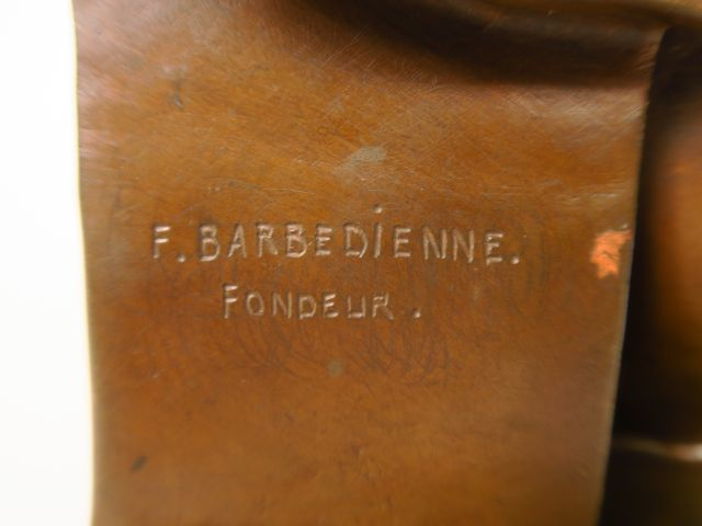 Sculpture en bronze à patine médaille d'après Michel-Ange "Laurent de 