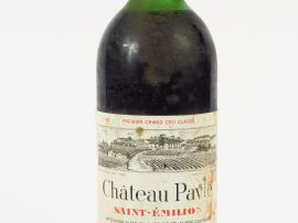 1 BOUTEILLE CHÂTEAU PAVIE 1er GCC ST EMILION - 1972 - HEP/ET