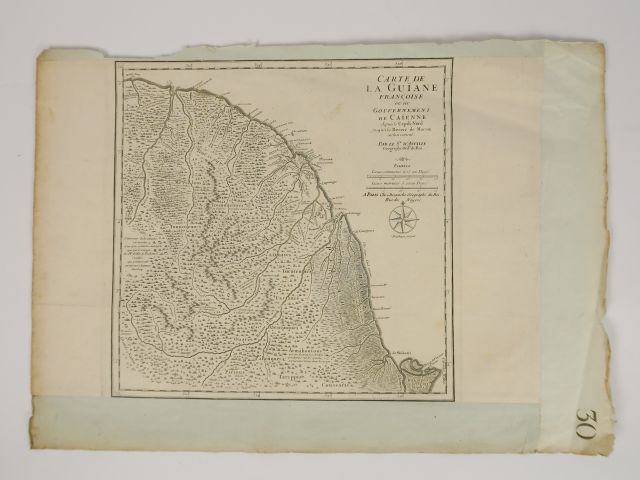 Ensemble de 20 cartes XVIIIème 'les Amériques' (carte du Voyage de Coo