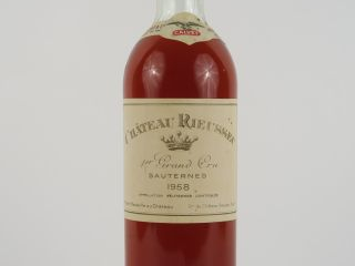 1 BOUTEILLE CHÂTEAU RIEUSSEC 1er CC SAUTERNES - 1958 - LB-HEP