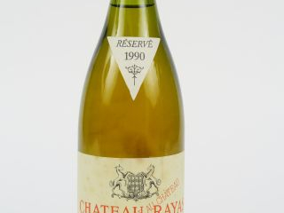 1 BOUTEILLE CHATEAUNEUF DU PAPE CHÂTEAU RAYAS BLANC 'RESERVE' - 1990