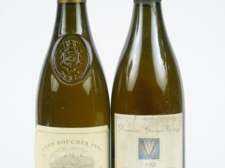 2 BOUTEILLES CONDRIEU : 1 CLOS BOUCHER DELAS 1999 - 1 DOMAINE GEORGES 