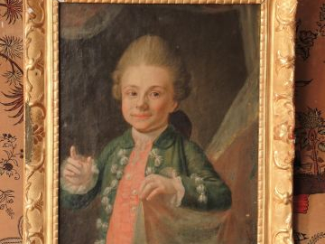 	Ecole française fin XVIIIème « Portrait d’enfant »	 Huile sur toile (