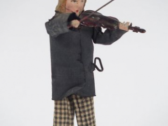Vente aux enchères Petit automate mécanique fernand Martin 'le gai violonniste', bel état