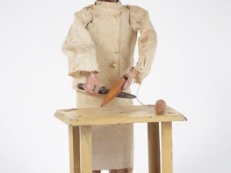 Vente aux enchères Petit automate mécanique Fernand Martin 'le cuisinier', mécanisme à re