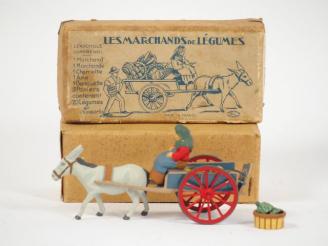Vente aux enchères La marchande de légumes CL France : attelage en boite d'origine compre