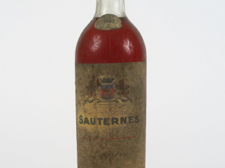Vente aux enchères 1 BOUTEILLE SAUTERNES LAGRIVE - 1957 - LB/ES