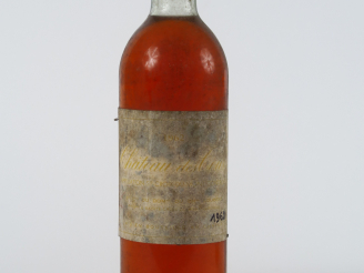 Vente aux enchères 1 BOUTEILLE CHÂTEAU DES TOURS STE CROIX DU MONT - 1962 - LB/EF