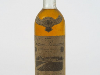Vente aux enchères 1 BOUTEILLE CHÂTEAU BOUSCAUT BLANC CC GRAVES - 1962 - LB/ES