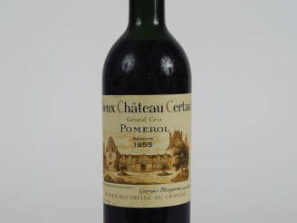 Vente aux enchères 1 BOUTEILLE VIEUX CHÂTEAU CERTAN POMEROL - 1955 - HEP