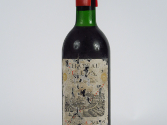 Vente aux enchères 1 BOUTEILLE CHÂTEAU CALON MONTAGNE ST EMILION - 1955 - LB