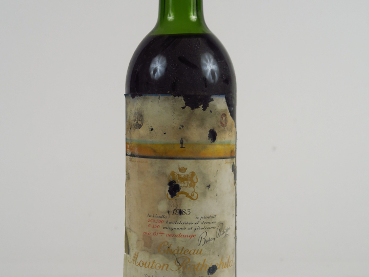 1 BOUTEILLE CHÂTEAU MOUTON ROTHSCHILD 1er GCC PAUILLAC - 1983 - HEP-ME