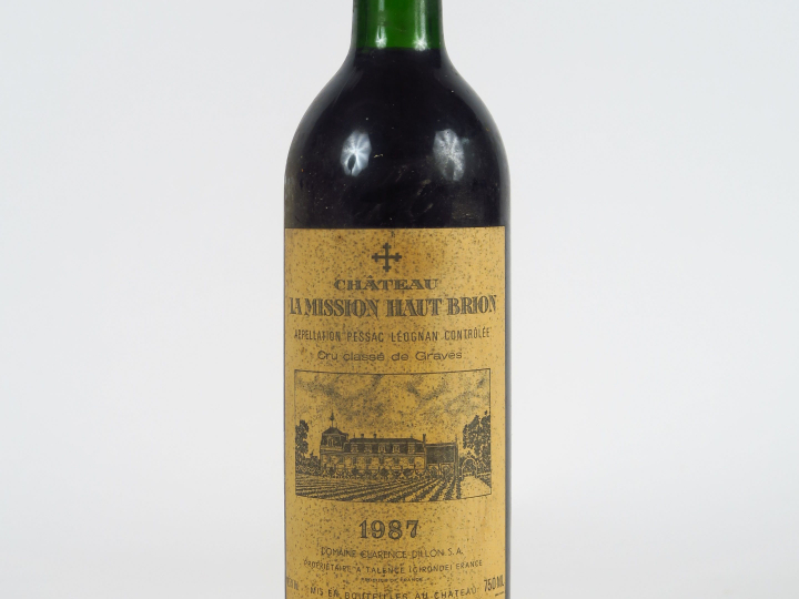 1 BOUTEILLE CHÂTEAU LA MISSION HAUT BRION CC GRAVES - 1987 - BG/ET