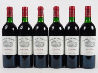 Vente aux enchères 6 BOUTEILLES CHÂTEAU ROBERT POMEROL - 1989 - LB