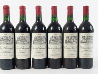 Vente aux enchères 6 BOUTEILLES CHATEAU BEAUREGARD POMEROL - 1989
