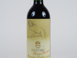 Vente aux enchères 1 BOUTEILLE CHÂTEAU MOUTON ROTHSCHILD 1er GCC PAUILLAC 'BALTHUS' - 199