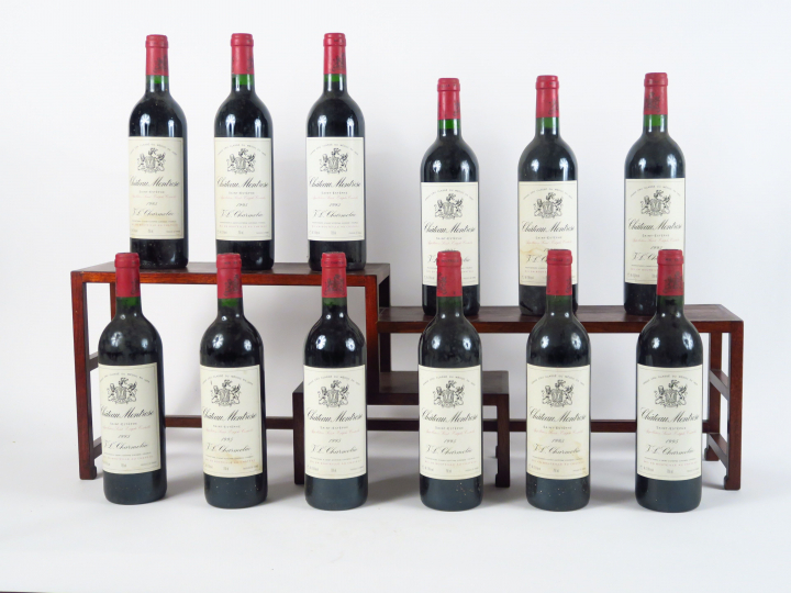 12 BOUTEILLES CHÂTEAU MONTROSE GCC ST ESTEPHE - 1995 - 4 ETLT