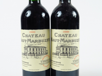 Vente aux enchères 2 BOUTEILLES CHÂTEAU HAUT MARBUZET ST ESTEPHE - 2000