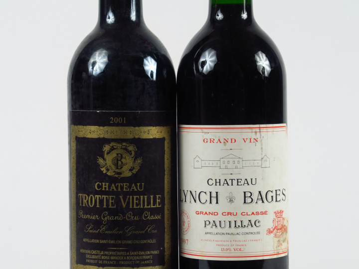 2 BOUTEILLES : 1 CHÂTEAU LYNCH BAGES GCC PAUILLAC 1997 - 1 CHÂTEAU TRO
