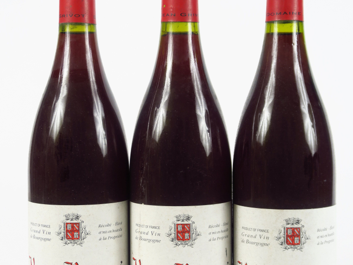 3 BOUTEILLES VOSNE ROMANEE DOMAINE J. GRIVOT - 1991