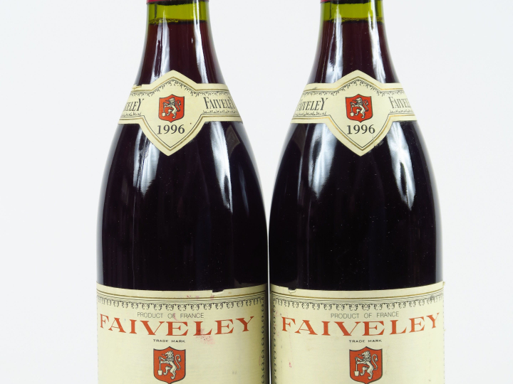 2 BOUTEILLES VOSNE ROMANEE FAIVELEY - 1996