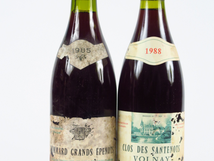2 BOUTEILLES : 1 POMMARD GRANDS EPENOTS GAUNOUX 1985 EA - 1 VOLNAY 1er
