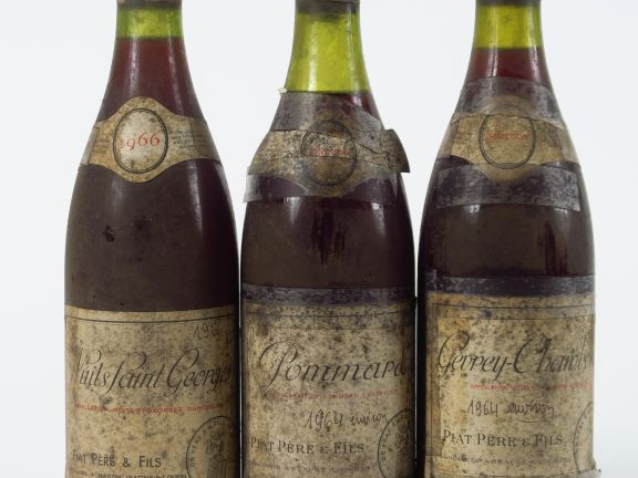 3 BOUTEILLES PIAT PÈRE   FILS : 1 GEVREY CHAMBERTIN SELECTION 2 CM - 1