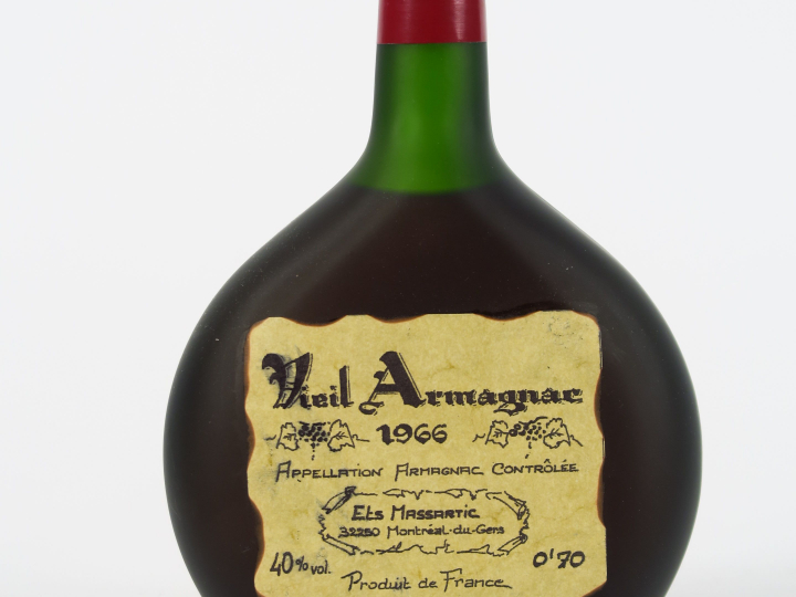 1 BOUTEILLE VIEIL ARMAGNAC MASSARTIC - 1966