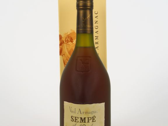 1 BOUTEILLE VIEIL ARMAGNAC SEMPE '10 ANS' - COFFRET