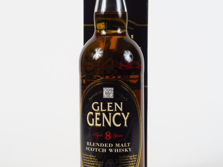 1 BOUTEILLE WHISKY GLEN GENCY 8 ANS - COFFRET