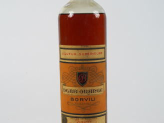 Vente aux enchères 1 VIEILLE BOUTEILLE LIQUEUR SUPERIEURE DUBB ORANGE BORVILI