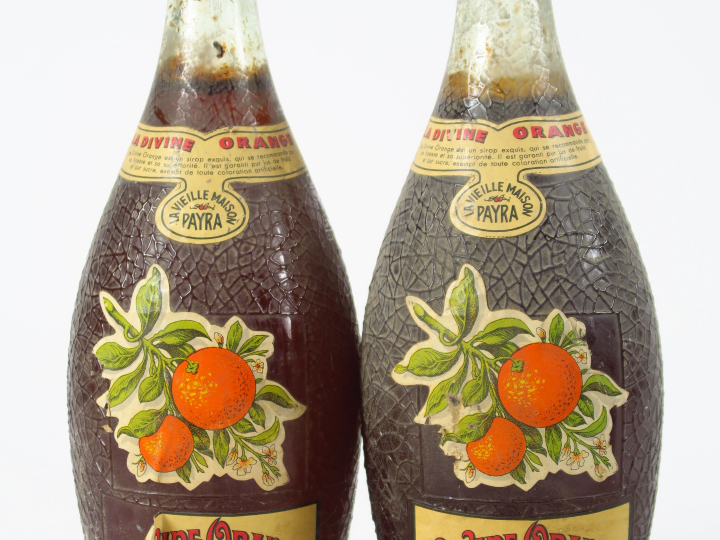 2 VIEILLES BOUTEILLES 'LA DIVINE ORANGE' PAYRA