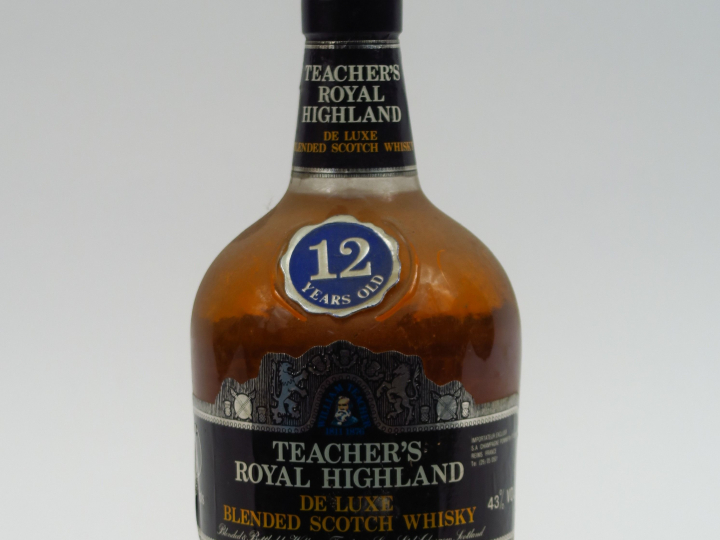 1 BOUTEILLE TEACHER'S ROYAL HIGHLAND 12 ANS 43°