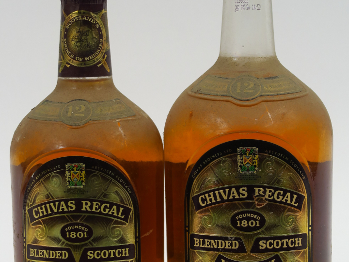 2 BOUTEILLES CHIVAS REGAL (1 L et 75 cl) - BS