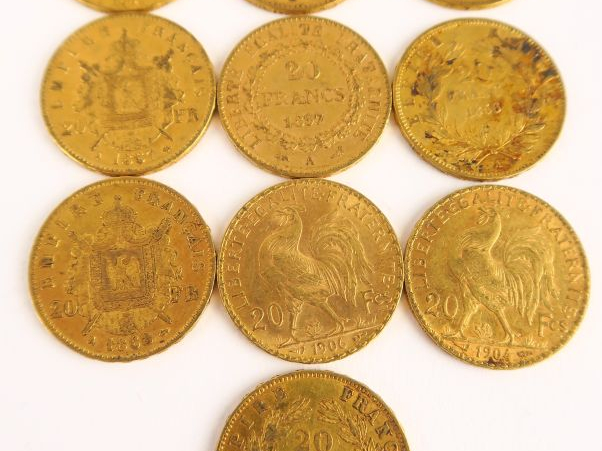 10 pièces de 20 francs or