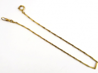 Vente aux enchères Giletière en or.  Poids : 14,22 g