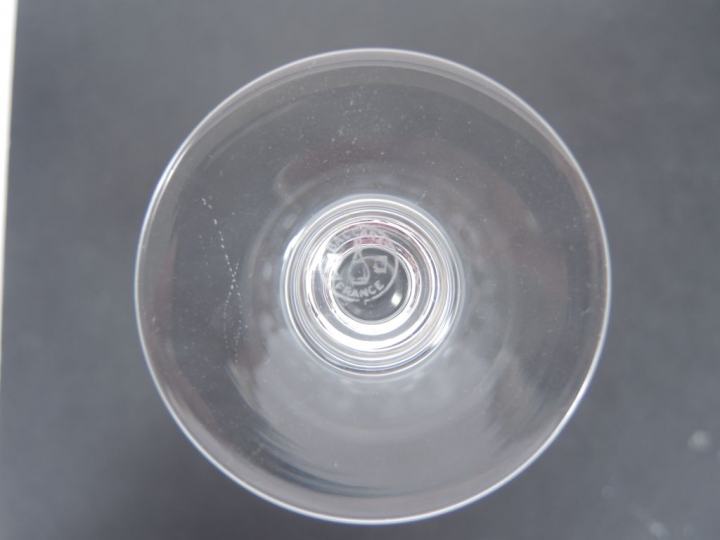 BACCARAT.  Partie de service de verres en cristal. Comprenant :  - 11 
