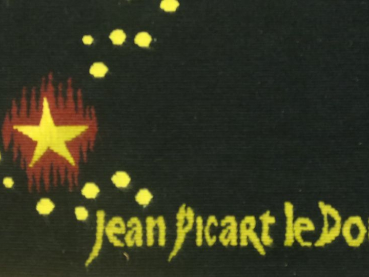 Jean Picart le Doux « Hommage à Mozart » Tapisserie.  Signée en bas à 