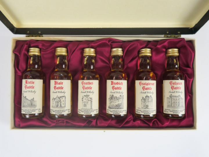 6 MINIATURES (5 cl) - Embouteilleur : Signatory Vintage - 40° -  Airli