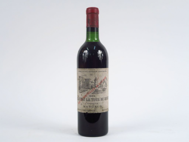 1 BOUTEILLE CHÂTEAU LA TOUR DE MONS CB MARGAUX - 1969 - LB