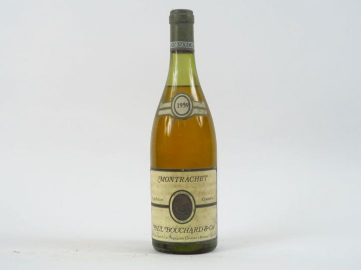 1 BOUTEILLE MONTRACHET GC PAUL BOUCHARD - 1959 - 4 CM