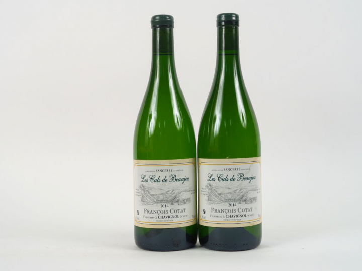 2 BOUTEILLES SANCERRE 'LES CULS DE BEAUJEU' F. COTAT - 2014