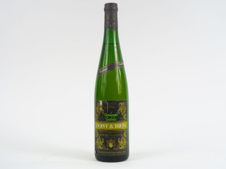1 BOUTEILLE GEWURZTRAMINER V.T. DOPFF   IRION - 1986