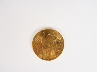Vente aux enchères Pièce de 20 Dollars or, 1927.