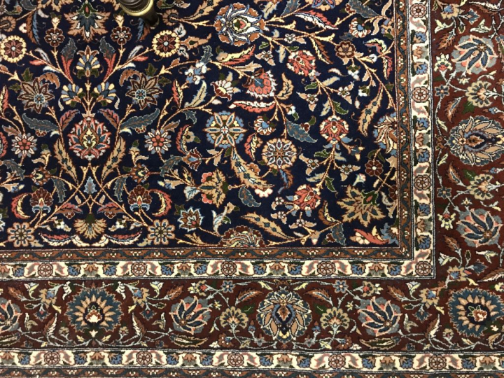 Tapis d'orient en soie